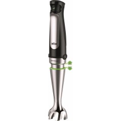 MultiQuick 7 Stabmixer MQ 7000X - Powerful 1000W Black Stainless Steel Hand Blender for Effortless Cooking